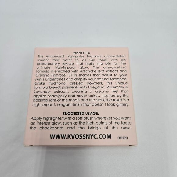 K VOSS NYC Pressed Highlighter Fairy Dust Moonlight Starkissed Duo Full Size - Picture 4 of 4